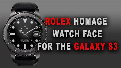 rolex face gear s3|samsung gear s3 custom rolex.